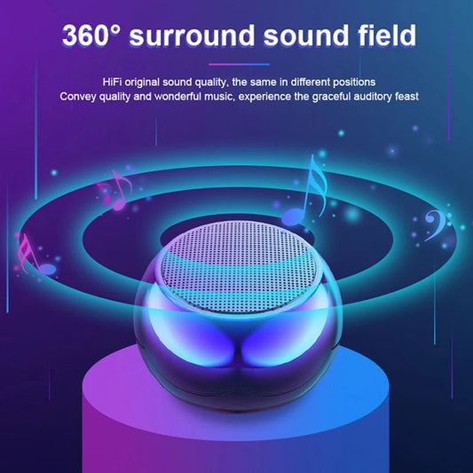 Wireless Bluetooth-compatible Speaker Small Subwoofer Portable Outdoor Mini Audio