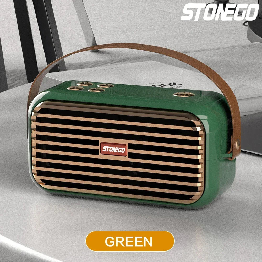 Wireless Bluetooth Speaker Stereo Sound Extended Bass Treble TWS Bluetooth 5.0 TF Card USB AUX Audio Input