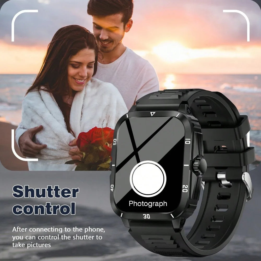 Smart Watches for Women Men,HD Full Touch Screen Sports Smart Watch,Multi-Function Sports Smart Watch with Android&IOS