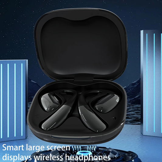 Earhook Sports Headphones Bluetooth-Compatible 5.3 Noise Cancelling Wireless Earbuds Sport Earphones for Running Driving Working