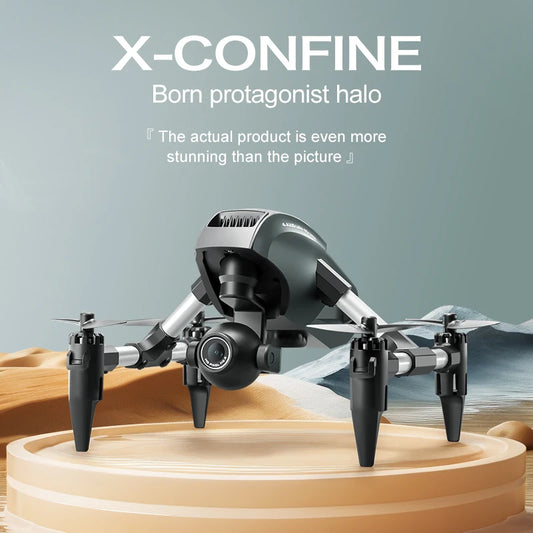 V42 Mini Drone Alloy Architecture 8K HD Dual Camera WIFI FPV Quadcopter Remote Control Unmanned Toy's Gift