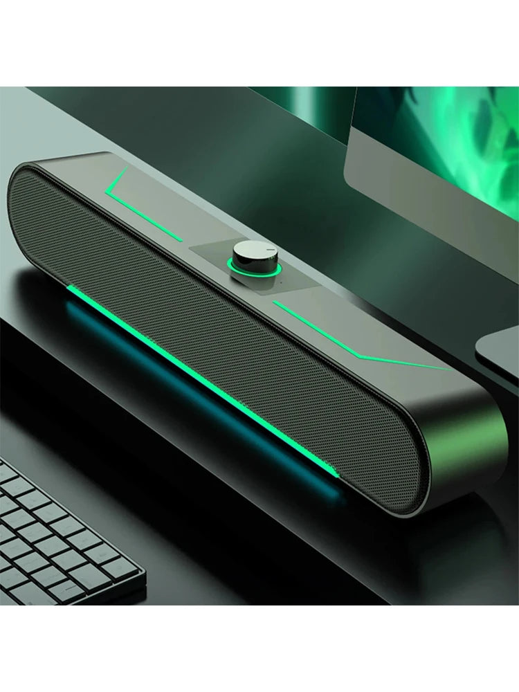 Computer Speaker Surround Soundbar Speaker Wired Loudspeaker Stereo Subwoofer Sound bar for Laptop PC Gamer