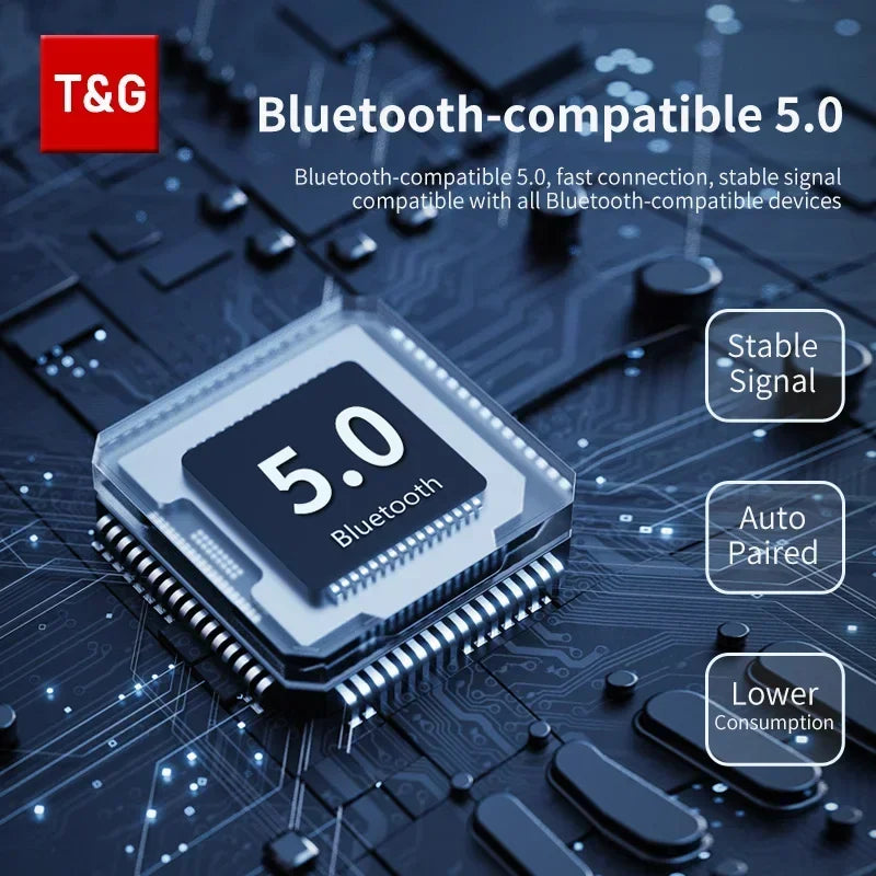 TG117 Bluetooth Speakers Portable Wireless Sound Box  Outdoor Waterproof Stereo Surround Supports TF Radio altavoz bluetooth