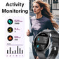 LAXASFIT 2025 Women's Smart Watch Bluetooth Talk 1.46 Touch Screen Health Monitoring IP68 Waterproof Men's Fitness Smartwatch