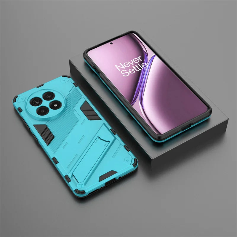 Shockproof Armor Case For OnePlus 13 13R 12 12R Nord CE4 CE 4 CE3 Lite 5G Magnetic Stand Holder Phone Cover For OnePlus13 Funda