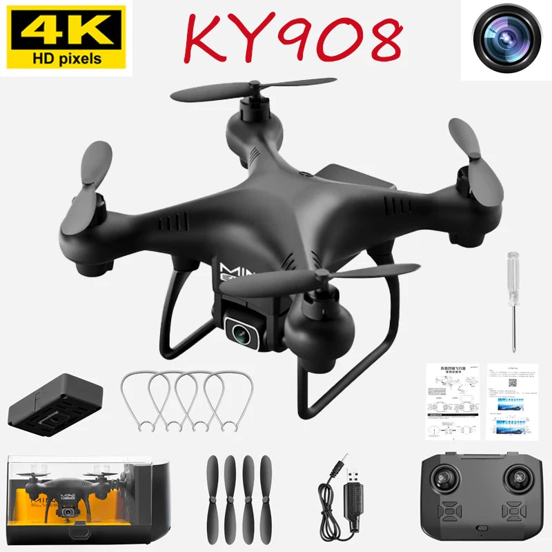 KY908 Mini Drone 4K Professional High-definition Aerial Photography RC Helicopter Returns Four Axis Aircraft