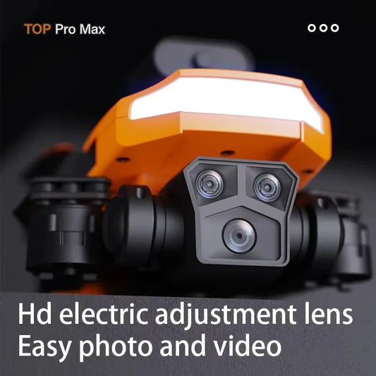 P18 Drone Brushless Motor 8K 5G HD Triple Camera Optical Flow Positioning GPS Obstacle Avoidance RC Quadcopter Toys Gift