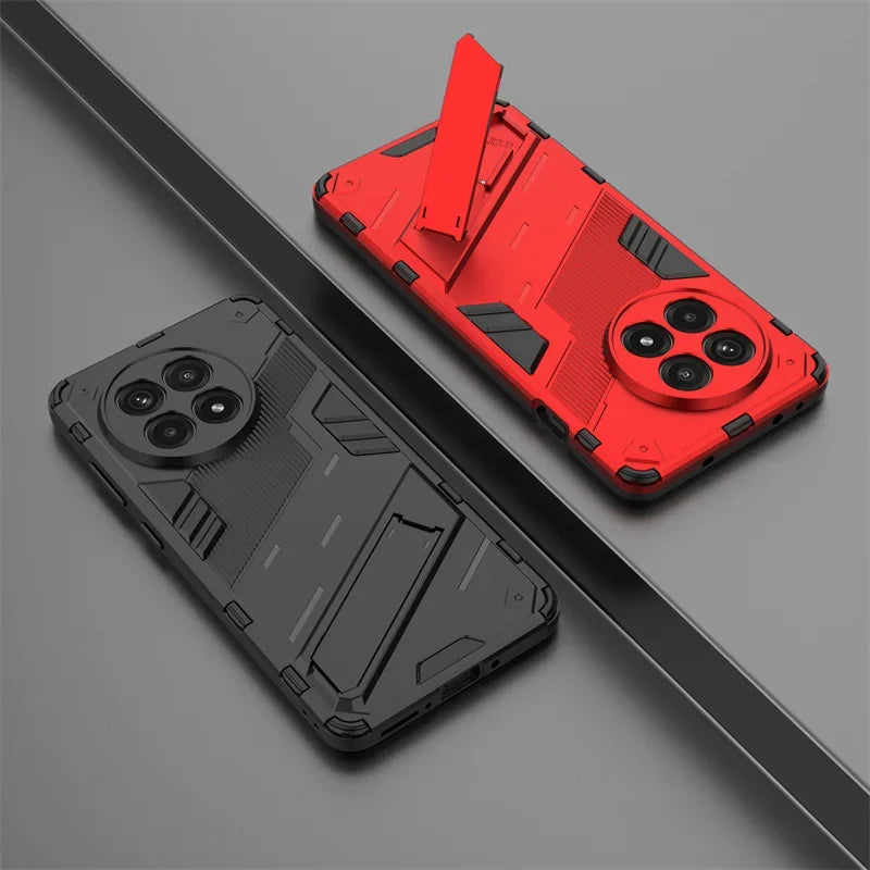 Shockproof Armor Case For OnePlus 13 13R 12 12R Nord CE4 CE 4 CE3 Lite 5G Magnetic Stand Holder Phone Cover For OnePlus13 Funda