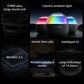 Philips TAS2009 Smart Wireless Bluetooth Speaker Convenient Home 360 ° Surround Sound Audio with Colorful Light for Office Home