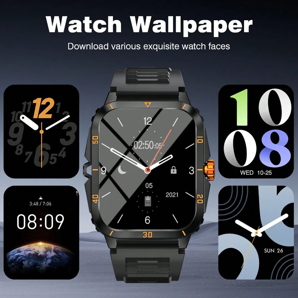 Smart Watches for Women Men,HD Full Touch Screen Sports Smart Watch,Multi-Function Sports Smart Watch with Android&IOS