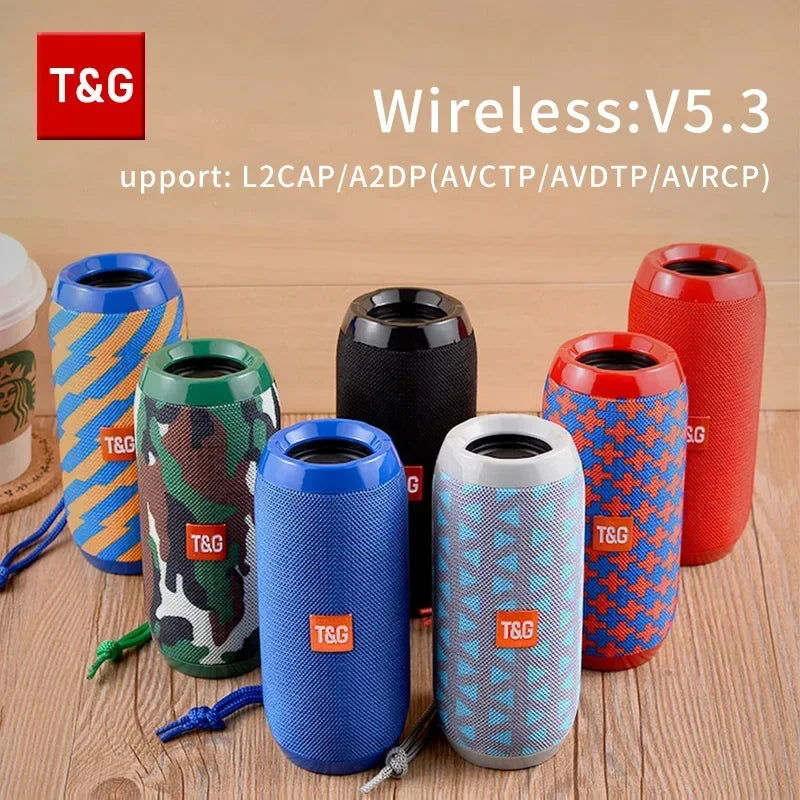 TG117 Bluetooth Speakers Portable Wireless Sound Box  Outdoor Waterproof Stereo Surround Supports TF Radio altavoz bluetooth