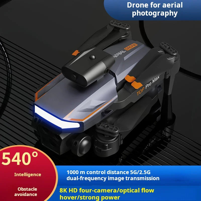 P18 Drone Brushless Motor 8K 5G HD Triple Camera Optical Flow Positioning GPS Obstacle Avoidance RC Quadcopter Toys Gift