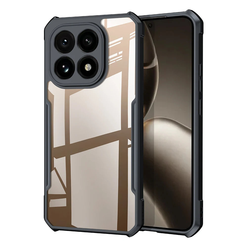 For Xiaomi 15T Case For Xiaomi 15T Pro Transparent Phone Cover Shockproof Bumper Protective Cases Luxury Case NonYellowing