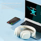 Wireless Gaming Headset Wireless Gaming Headset BT5.3 Over Ear Headphone with Mic 3.5mm Foldable Earphone