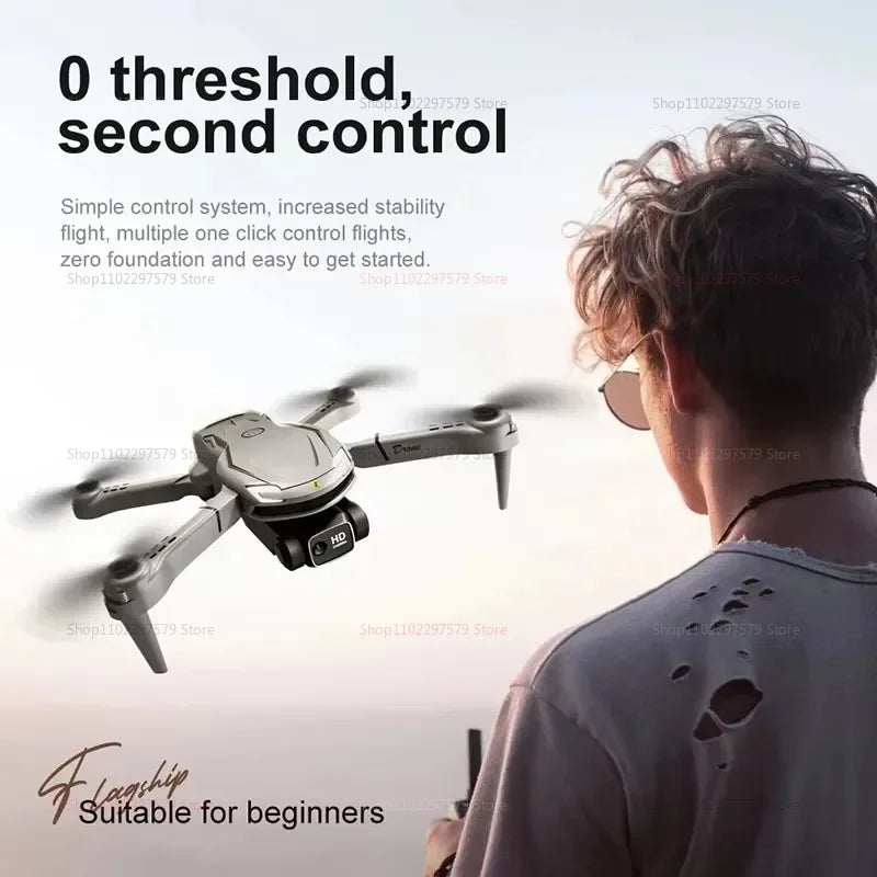New V88 Drone VR 8K Professional HD Dual Camera WIFI Obstacle Avoidance Photography Optical Flow Foldable UAV Toys Holiday Gifts