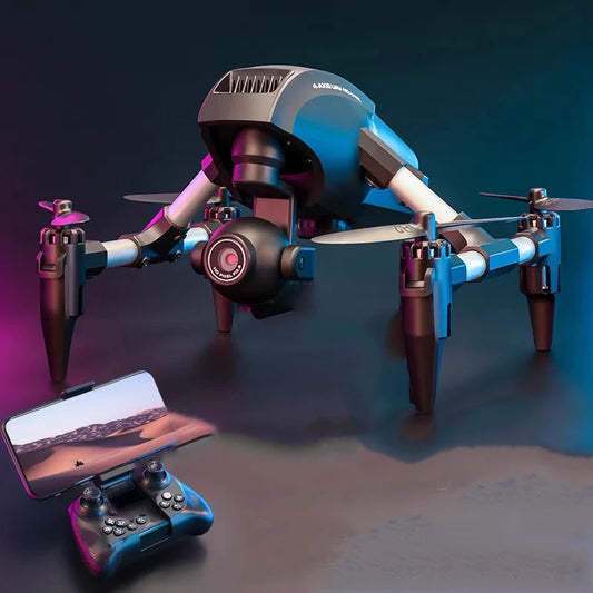 V42 Mini Drone Alloy Architecture 8K HD Dual Camera WIFI FPV Quadcopter Remote Control Unmanned Toy's Gift