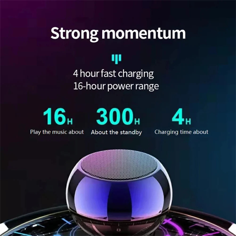 Wireless Bluetooth-compatible Speaker Small Subwoofer Portable Outdoor Mini Audio