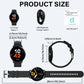 G.L Wear 2025 Women's Smartwatch Bluetooth Talk 1.46 Touch Screen Men's Smartwatch Health Monitoring IP68 Waterproof Fitness