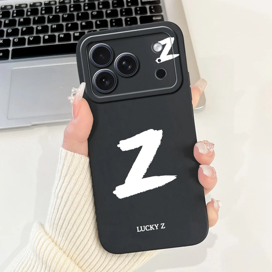 For Apple iPhone 17 Pro Max Case New Lucky Letters Cover Soft Silicone Phone Case For iPhone 17 Air iPhone17 Pro Back Cover Bags