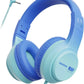 AWATRUE Kids Wired Headphones HK07 Stereo Sound Earphone with Mic Music Study Headset Limited Volume 74dB/85dB for Children