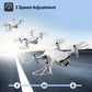 4DRC V9 Mini Drone with 4K 1080P HD Camera WiFi FPV RC Drones Air Pressure Altitude Hold Foldable Quadcopter Dron Gift Toys Gray