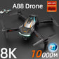 2025 A88 Drone 8K Profesional 8K Dual-Camera Photography GPS 360 Obstacle Avoidance Flow Positioning Folding Quadcopter RC New