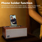Multifunctional Wooden Bluetooth Speaker TWS Wireless Subwoofer Remote Sound System Portable Home Theater caixa de som FM Radio