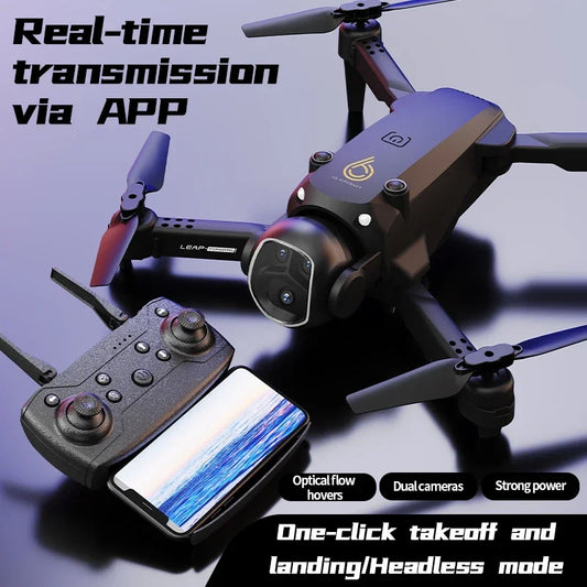 8K HD Dual Camera XS6 VR Drone – Brushless Motor & 5G WIFI, Optical Flow Positioning Mini RC Quadcopter Toy