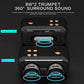 Wireless Bluetooth Speaker Stereo Sound Extended Bass Treble TWS Bluetooth 5.0 TF Card USB AUX Audio Input