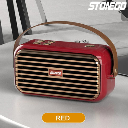 Wireless Bluetooth Speaker Stereo Sound Extended Bass Treble TWS Bluetooth 5.0 TF Card USB AUX Audio Input