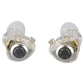 Comfortable In-Ear Stage Monitor Headphone Dual Magnetic Dynamic Unit Earphone Shock Bass Earbuds with 0.75mm Detachable Cable