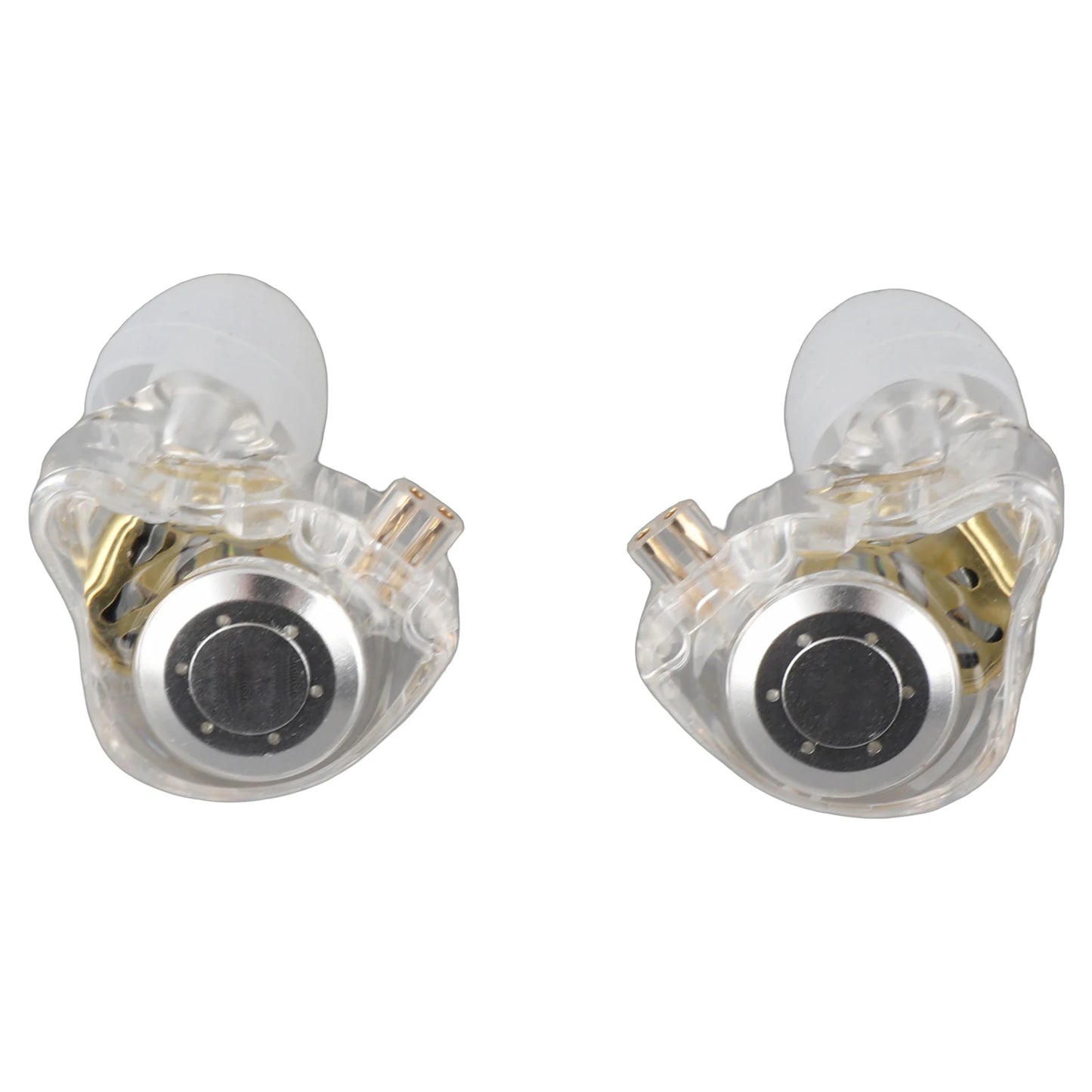 Comfortable In-Ear Stage Monitor Headphone Dual Magnetic Dynamic Unit Earphone Shock Bass Earbuds with 0.75mm Detachable Cable
