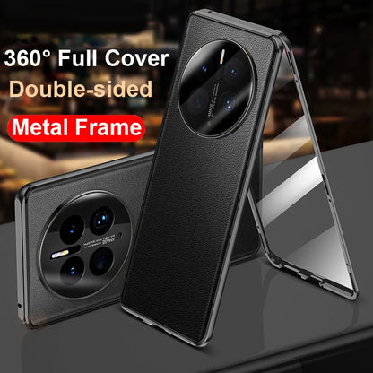Luxury Leather Glass 360° Cover for Honor Magic 6 7 Pro HD Shockproof Bumper Phone Case Funda for Honor Magic 6 5 4 Lite 5G2028