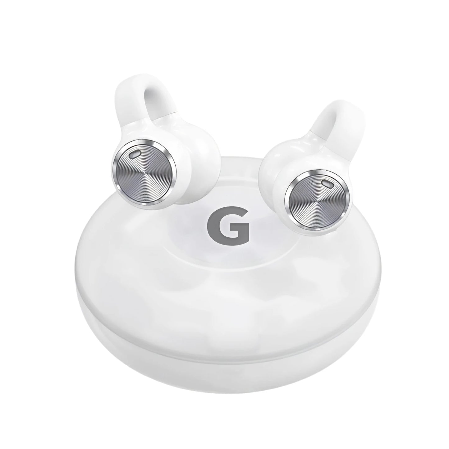 Ear Clip Wireless Bluetooth Earbuds, Crystal Clear Calls，Comfortable for Gym,  Cycling. Secure Fit, Stable for All-Day Use.