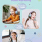 AWATRUE Kids Wired Headphones HK07 Stereo Sound Earphone with Mic Music Study Headset Limited Volume 74dB/85dB for Children