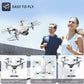 4DRC V9 Mini Drone with 4K 1080P HD Camera WiFi FPV RC Drones Air Pressure Altitude Hold Foldable Quadcopter Dron Gift Toys Gray