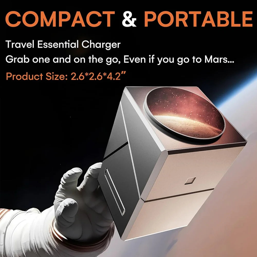 Portable Wireless Charging Station 3-in-1 30W Fast Charging Charger Stand，Suitable for iPhone 16 15series ，Watch Ultra&AirPods