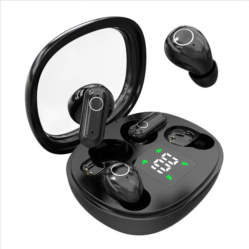 Mini Invisible Short Stem Bluetooth Earbuds 2 Pairs Waterproof Wireless Earphones with Mic for Sleep Sports Work