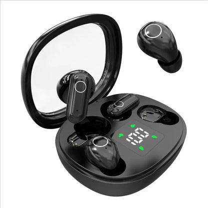 Mini Invisible Short Stem Bluetooth Earbuds 2 Pairs Waterproof Wireless Earphones with Mic for Sleep Sports Work