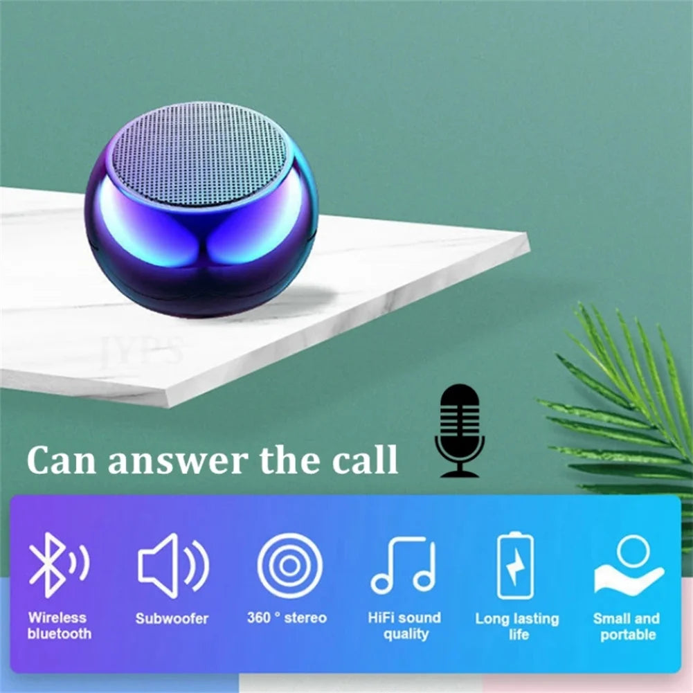 Wireless Bluetooth-compatible Speaker Small Subwoofer Portable Outdoor Mini Audio