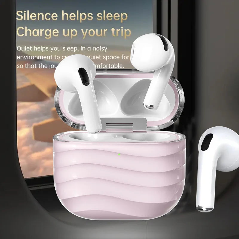 W&O T17-2 TWS Noise Reduction Earphone Bluetooth Headphones Wireless Headset HIFI Earbuds Extra Charging Case with Touch Screen