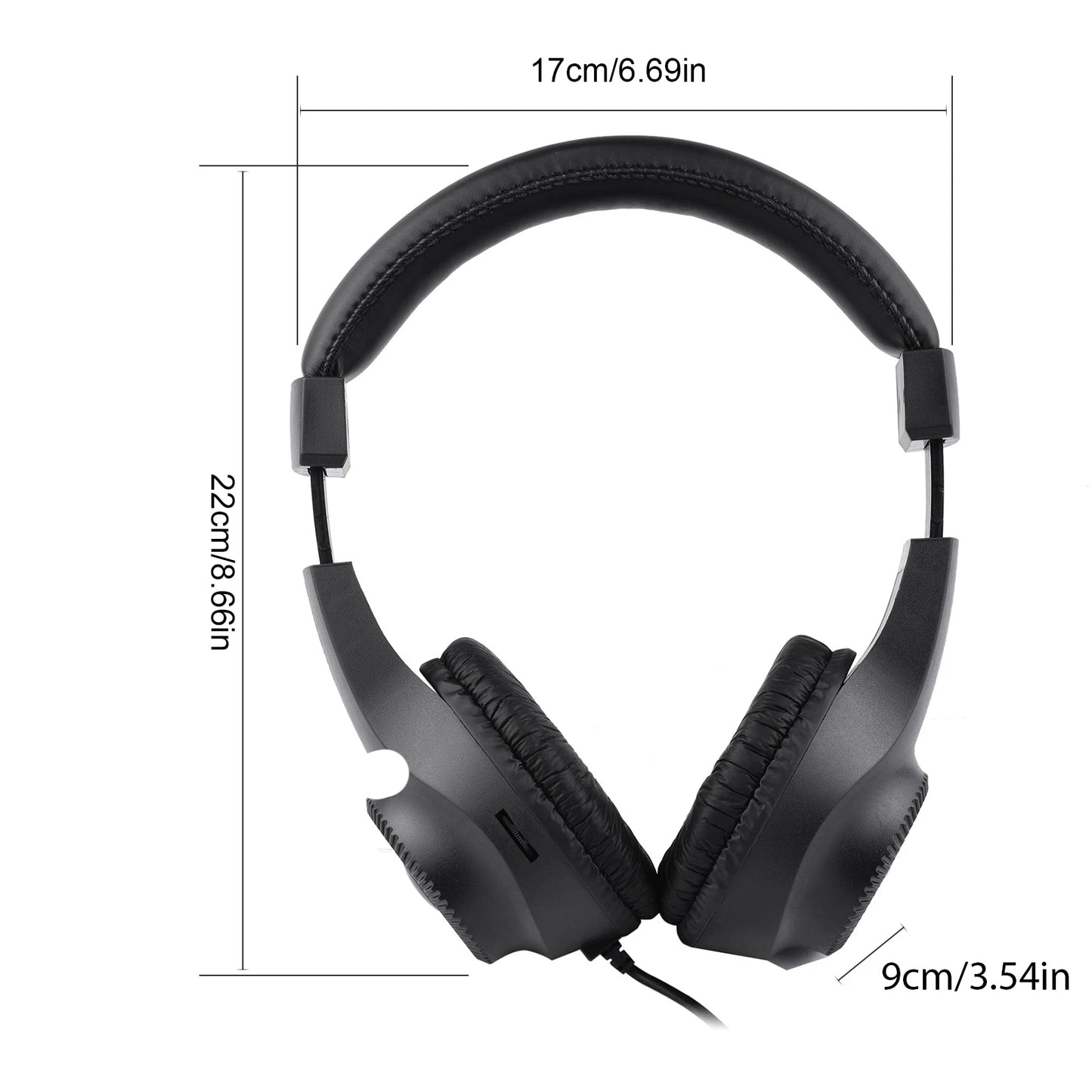 【New】Wired Headset Self Adjusting Headband 6.5mm Single Jack Stereo Monitoring Headphone for Electronic Musical Instruments
