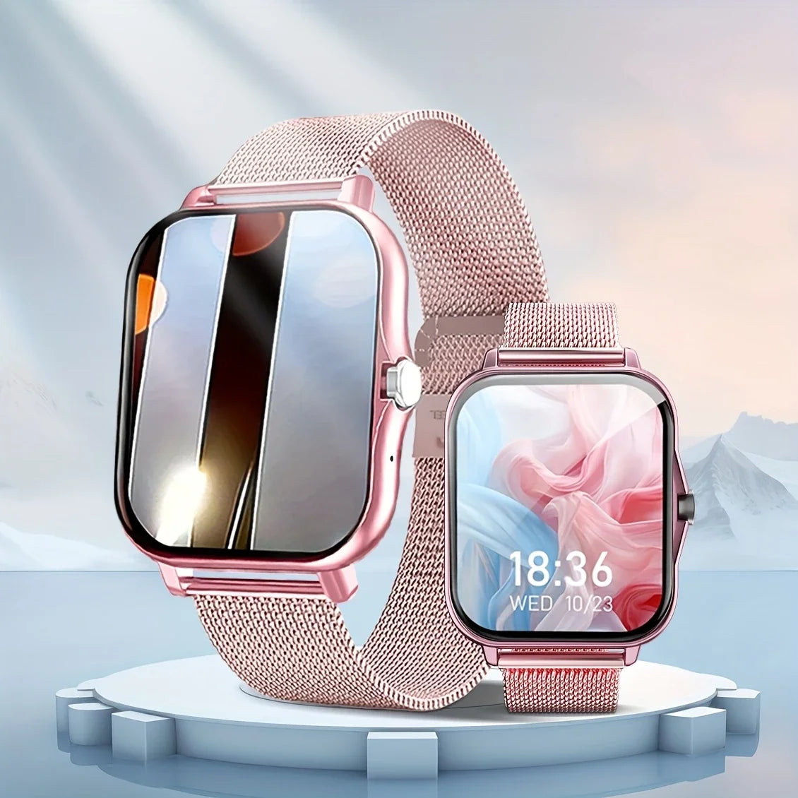 1.83-Inch Smartwatch for Men and Women - Wireless Calling, Music Playback, Weather Forecast, Call & App Notifications