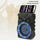 HiFi Stereo Subwoofer Bluetooth-Compatible FM Radio Aux Karaoke Handheld Sound Subwoofer RGB Light Portable Wireless Loudspeaker