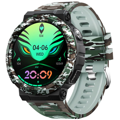 EIGIIS Smart Watch for Men with LED Flashlight 100+Sport Modes 3ATM Waterproof Fitness Tracker with Sleep Heart Rate Monitor