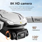 New V88 Drone VR 8K Professional HD Dual Camera WIFI Obstacle Avoidance Photography Optical Flow Foldable UAV Toys Holiday Gifts