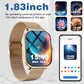 1.83-Inch Smartwatch for Men and Women - Wireless Calling, Music Playback, Weather Forecast, Call & App Notifications