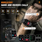 LAXASFIT New Smart Watch 2.01 Display Men Sports Watch LED Flashlight Bluetooth Call Health Monitor IP68 Waterproof Smart Watch