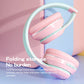 Fashion Wireless BT Headphone with Microphone Wired Memory Card Support Headset for Phone Tablet PC Laptop