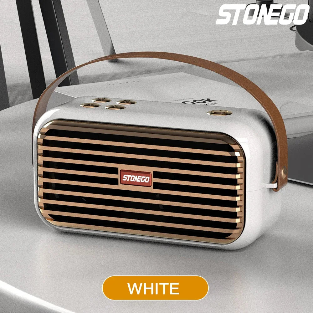 Wireless Bluetooth Speaker Stereo Sound Extended Bass Treble TWS Bluetooth 5.0 TF Card USB AUX Audio Input